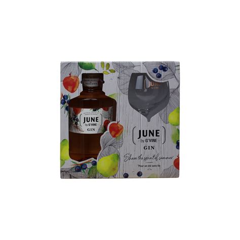 Coffret Gin June By G Vine P Che Alcools Fins Et Spiritueux De Qu