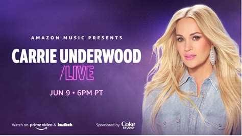 Amazon Music Announces Carrie Underwood: LIVE Global Event on June 9 ...