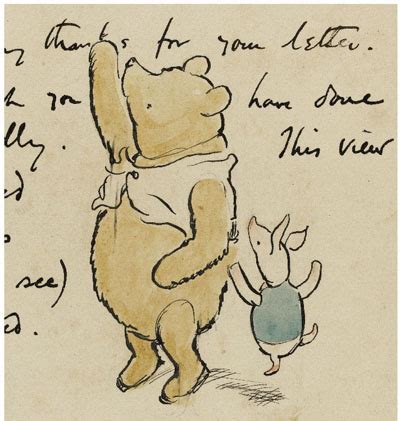 BOOKTRYST: Scarce Original E.H. Shepard "Winnie-the-Pooh" Drawing At ...