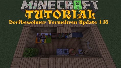 Minecraft Dorfbewohner Vermehren Update Tutorial Fullhd