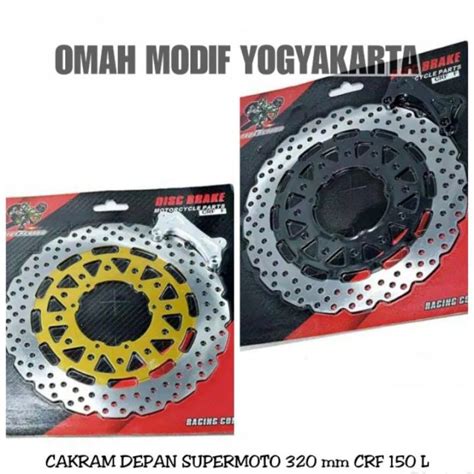 Cakram Depan Disc Brake Piringan CRF 150 L 320mm Plus Braket SPC