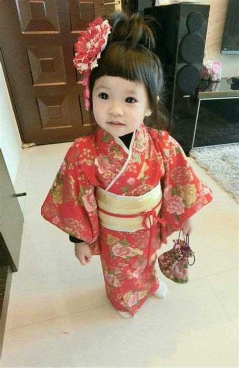 Japan Kimono Sakura Custom Order Handmade for Baby Girl Red - Etsy