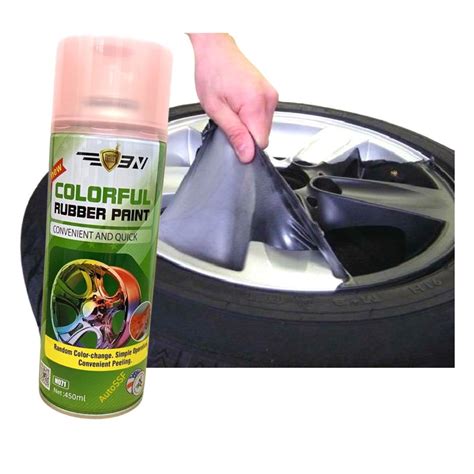 Spray Vopsea Cauciucata Culoare NEGRU Mat AutoSSF 450ml Rubber