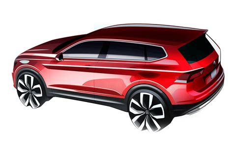 VW Tiguan Allspace Skizze Kein Prachtschlitten Zum Fest