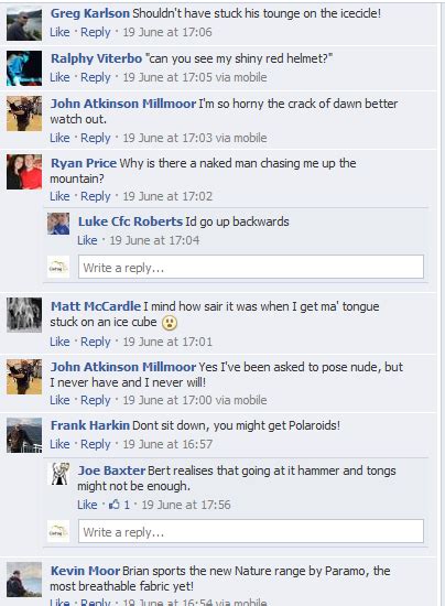 Glencoe Scotland The Naked Ice Climber Caption Competition