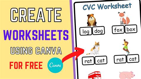 How To Create Worksheets On Canva