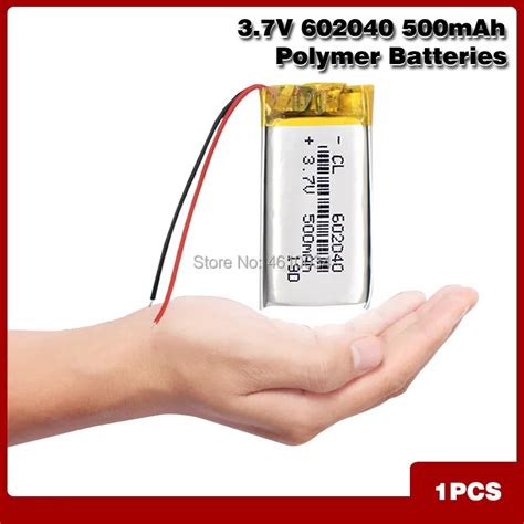 Batterie Lithium Polym Re Rechargeable 602040 MAh 500 V Lithium Ion