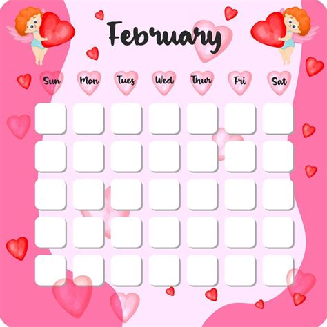 February monthly planner, weekly planner, habit tracker template and ...