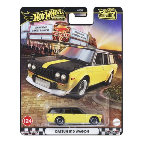 Машинка Mattel Hot Wheels Premium GJT Datsun Wagon купить на OZON по низкой цене