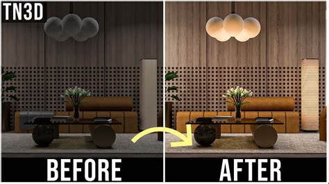 Vray 5 Sketchup Tutorial REALISTIC INTERIOR LIGHTING Rendering Tips