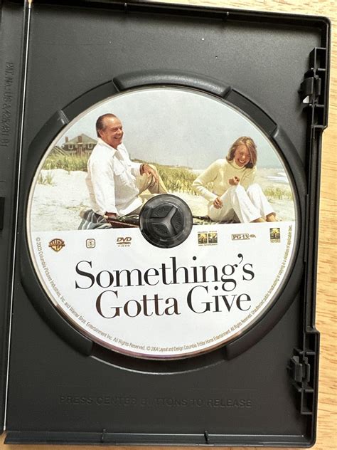 Somethings Gotta Give Dvd 2004 Ebay