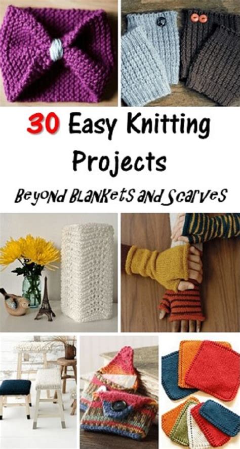 30 Easy Knitting Projects – DIY Garden, Crafts and More