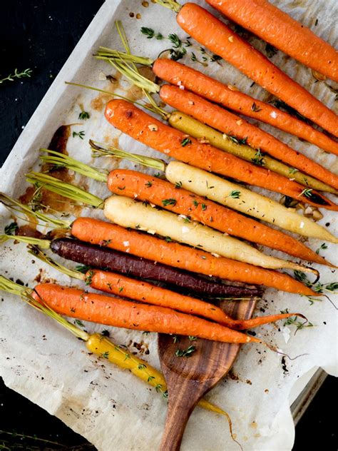 Roasted Brown Sugar Carrots Recipe Sweetly Splendid