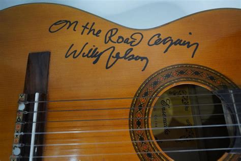 Sold Price Willie Nelson Signed Ensenada Acoustic Guitar Wcoa