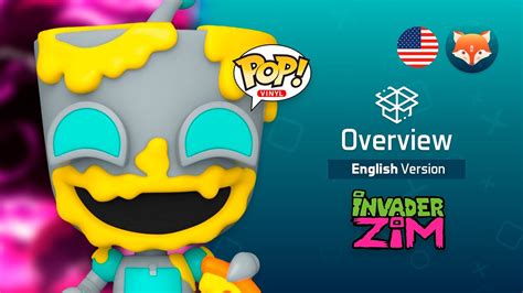 Funko Pop Gir Eating Pizza L Invader Zim L Overview L English Version