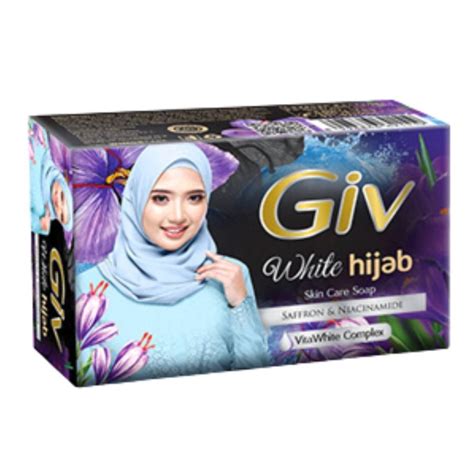 Jual Giv White Hijab Sabun Mandi Bodywash Dengan Kandungan Saffron