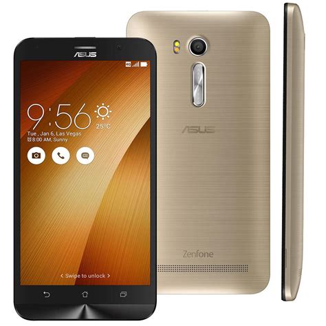 Smartphone Asus Zenfone Go Live DTV ZB551KL Dourado 16GB Tela 5 5