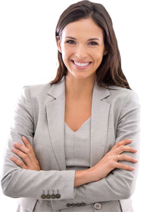 Smiling Business Woman Transparent Png Png Mart