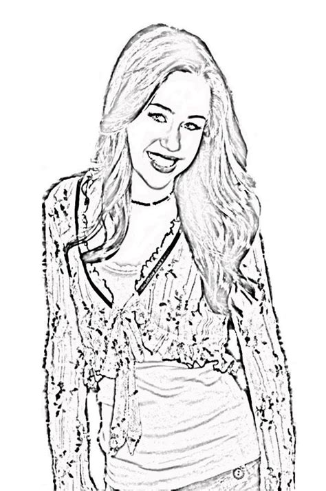 Coloring Pages Of Hannah Montana The Movie - Coloring Home