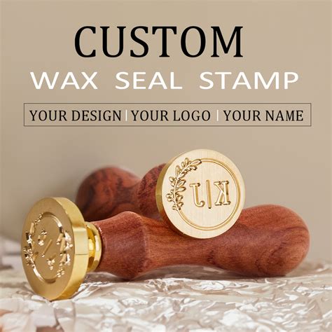 Custom Wax Seal Stamp Kit With T Box Wax Envelope Seal Stamp Kit Sealing Wax Warmer Wax