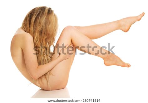 Side View Nude Woman Curled Stock Photo Shutterstock