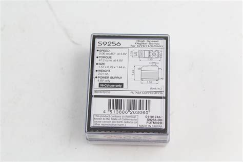 Futaba S Digital Servo Coreless Motor Property Room