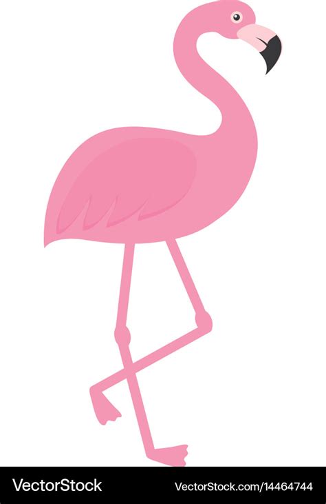 Pink Flamingo Icon Royalty Free Vector Image Vectorstock