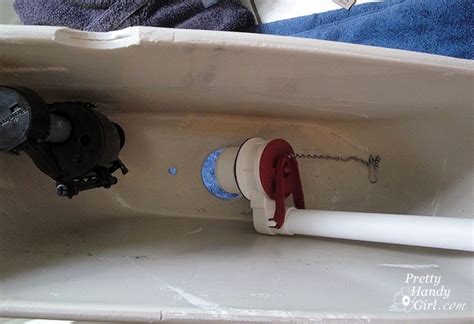 Toilet Repairs - Part 3 - Replacing the Overflow Tube and Flapper ...