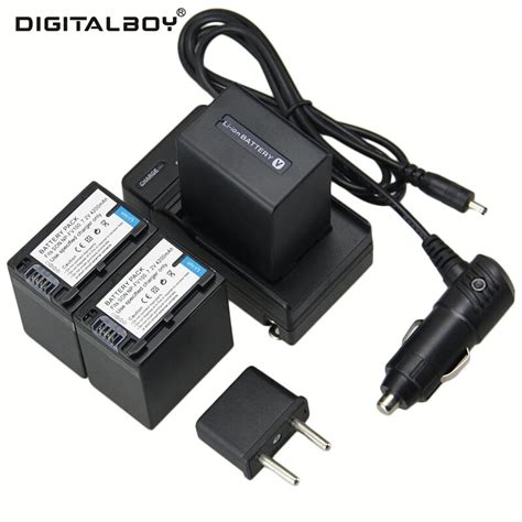 3pcs Battery Charger NP FV100 NP FV100 Lithium Replaceable Camera