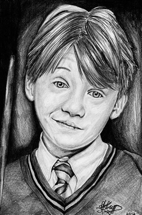 Retratos Y Dibujos A L Piz Profesionales Harry Potter En