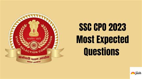 Ssc Cpo Attempt Most Important Questions With Answers For