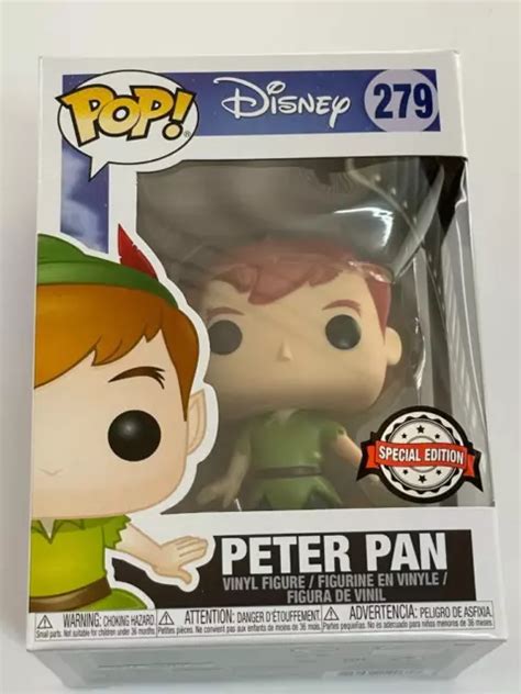 FUNKO POP! DISNEY Peter Pan 279 Vinyl Figure Exclusive EUR 21,91 ...