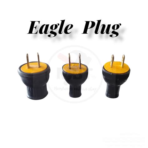 Eagle Electrical Plastic And Rubber Plug Heavy Duty Shopee Philippines