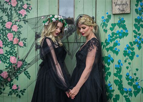 Black goth wedding suit 60 photos - Vianawedding.com