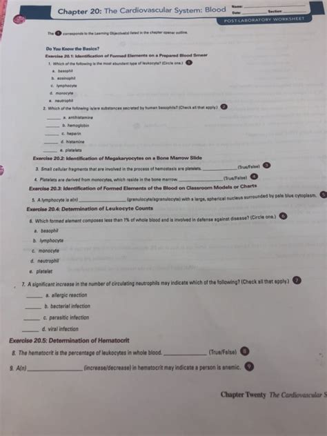 Solved Chapter 20: The Cardiovascular System: Blood The | Chegg.com 