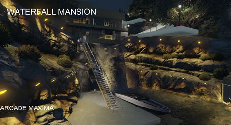 Waterfall Mansion Menyoo GTA5 Mods