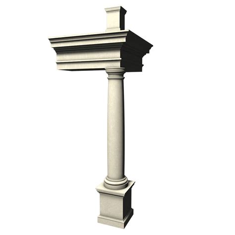 Coluna Clássica Da Toscana Modelo 3d 19 Unknown Stl Obj Lwo Ige