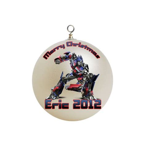 Personalized Transformers Optimus Prime Christmas Ornament