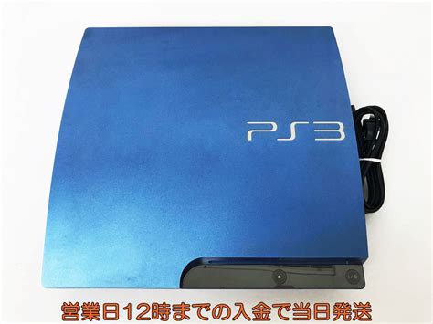 【傷や汚れあり】【1円】ps3 本体 320gb スプラッシュブルー Sony Playstation3 Cech 3000b Sb 初期化済