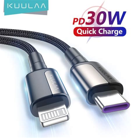 New Product Kuulaa W Usb C Cable For Iphone Pro Max Fast