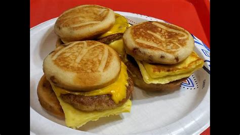 Eat Three Mcdonalds Sausage Egg And Cheese Mcgriddles Youtube