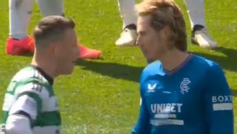 Fans Spot Tense Moment Between Rangers Ace Todd Cantwell And Celtic