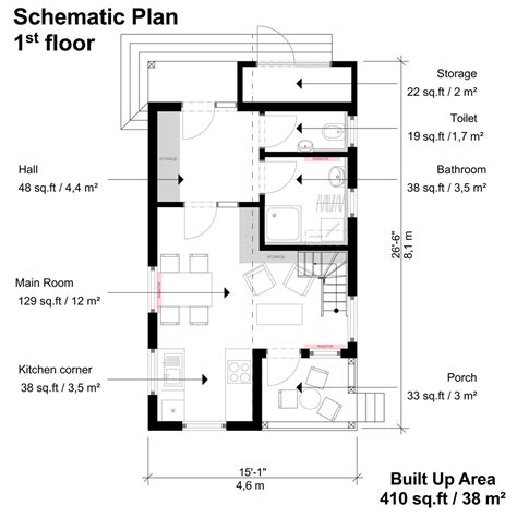 Small 3 Bedroom House Plans- Pin-Up Houses