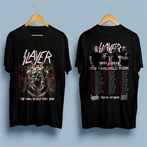 Slayer Final Farewell World Tour 2018 T Shirt