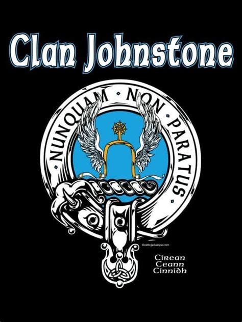 Clan Johnstone Clansman’s Crest Badge T-Shirt ⋆ Celtic Jackalope