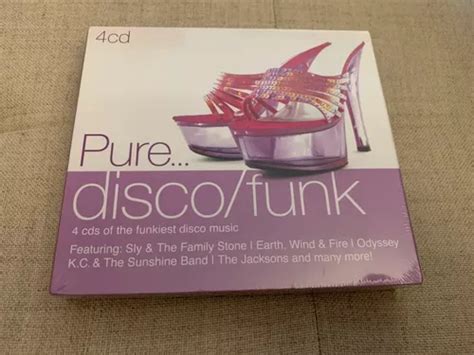 Cd Pure Disco Funk 4 Cds Original Lacrado 1a Tiragem Aa Parcelamento