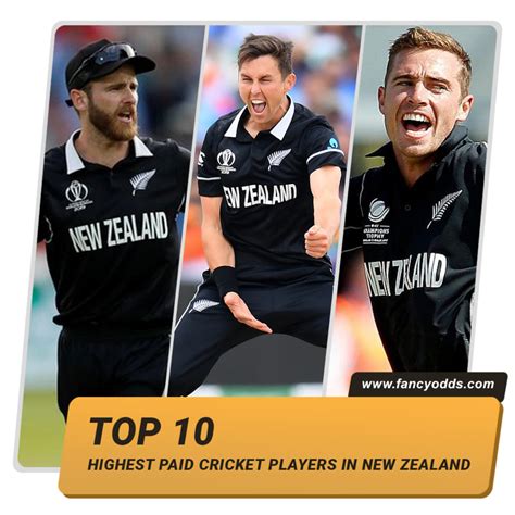 Top 10 Highest Paid Cricket Players in New Zealand - FancyOdds