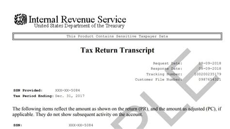 The New Irs Tax Transcript Rightway Tax Solutions