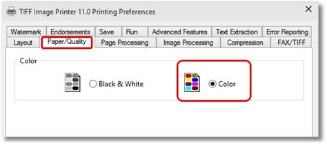 Creating Black And White TIFF Images From A Color File