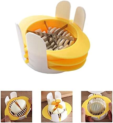 Yuzxaun Egg Slicer For Hard Boiled Eggs Stainless Steel Wire Heavy